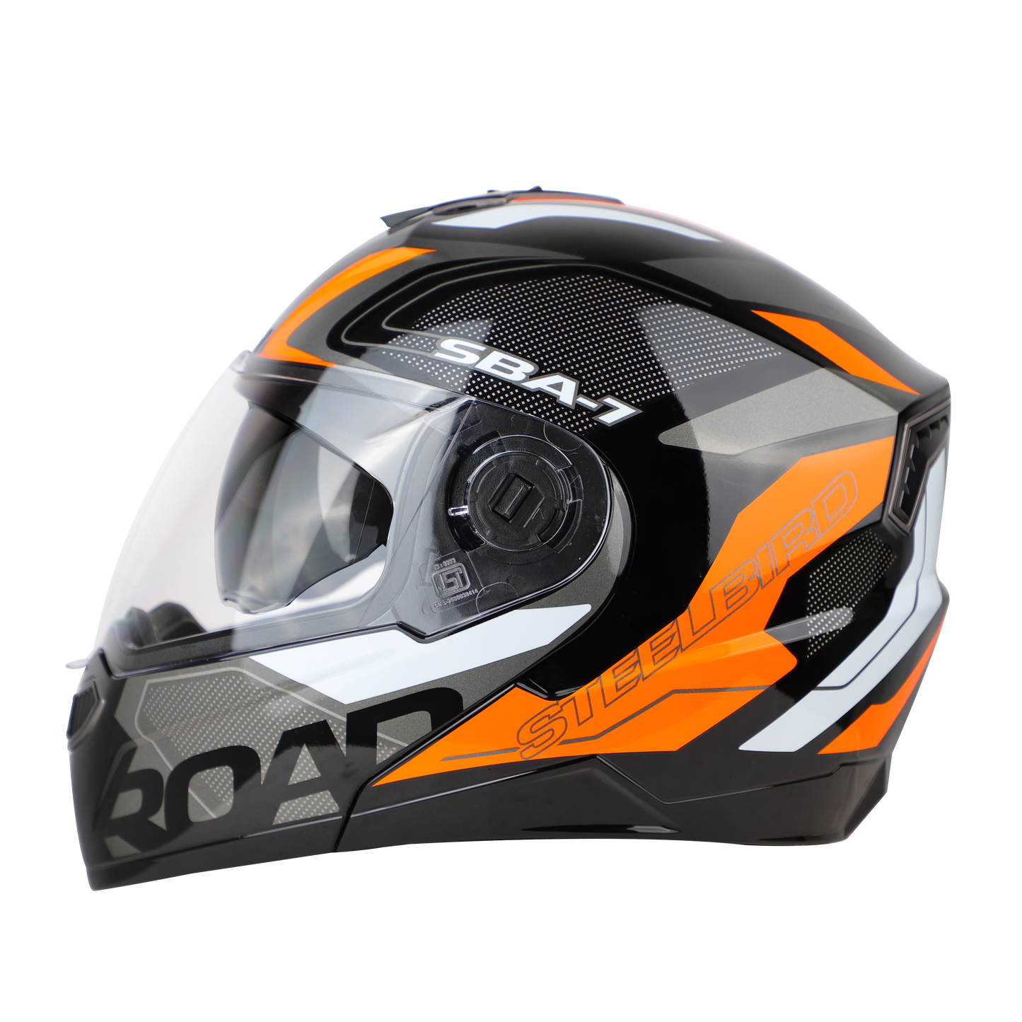 Steelbird SBA-7 Dual Visor Flip UP Decor Helmet