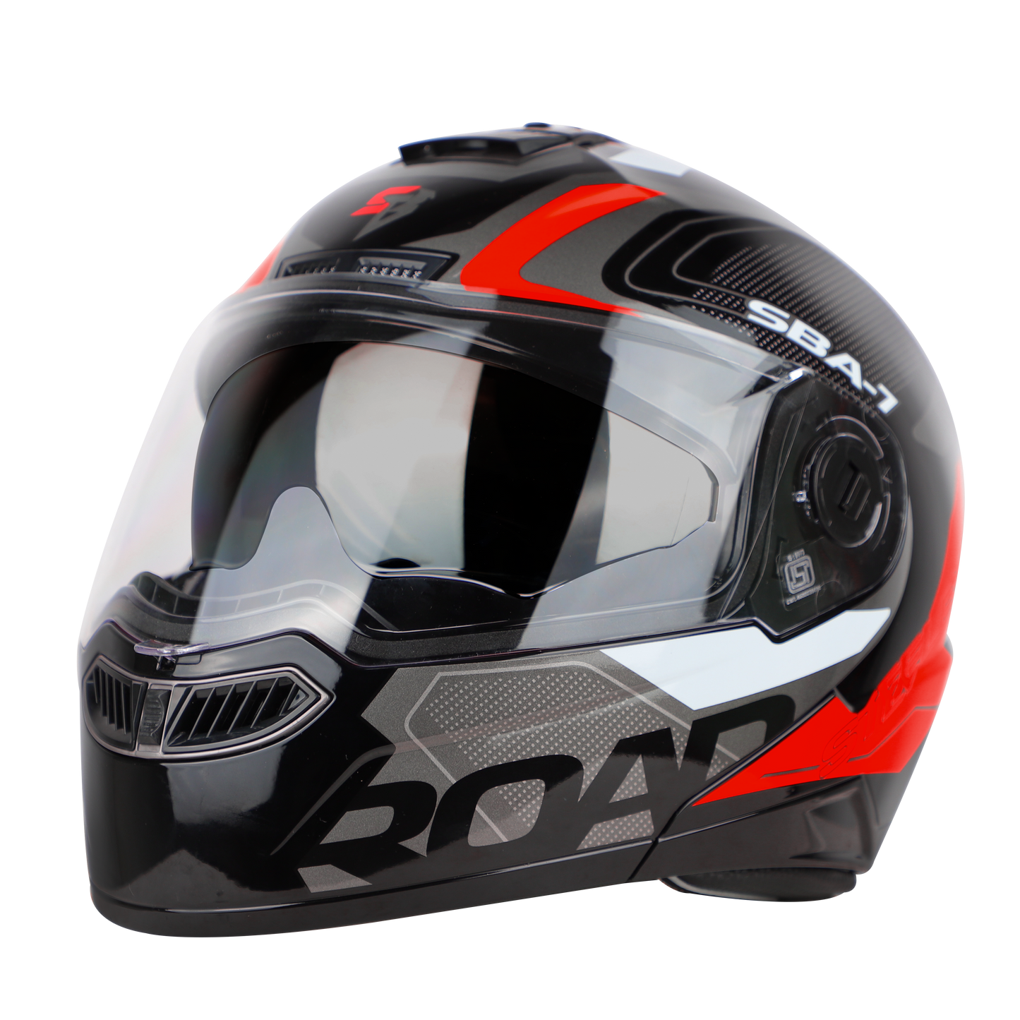 Steelbird SBA-7 Dual Visor Flip UP Decor Helmet