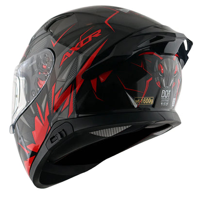 AXOR Apex Hunter Red Glossy Helmet