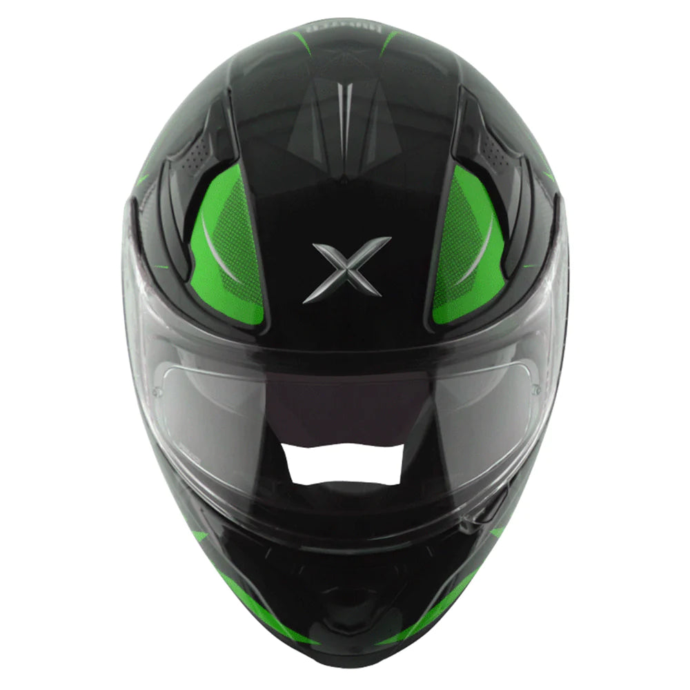 AXOR Apex Hunter Green Glossy Helmet