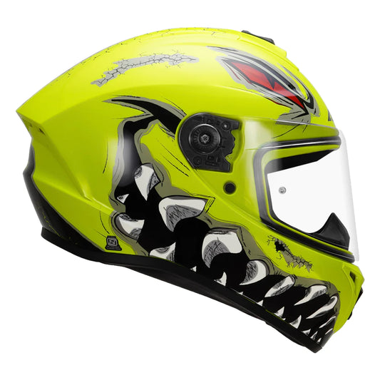 Axxis Helmet- Draken Froza- Flurocent Yellow