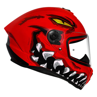 Axxis Helmet- Draken Froza- Glossy Red