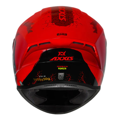 Axxis Helmet- Draken Froza- Glossy Red