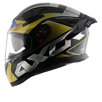 Axor Apex Chromtech Glossy Blue-Black Helmet