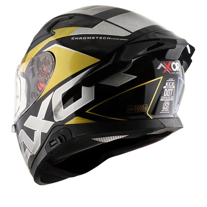 Axor Apex Chromtech Glossy Blue-Black Helmet