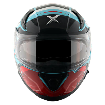 Axor Apex Hex-2 Glossy Blue -Red Helmet