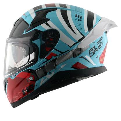 Axor Apex Hex-2 Glossy Blue -Red Helmet