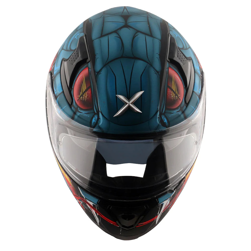 AXOR Apex Venomous Matt Blue Helmet