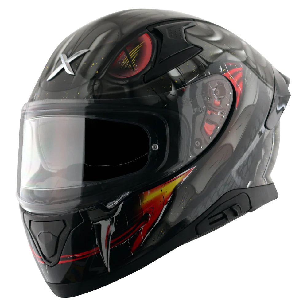 Axor Apex Venomous Glossy Grey Helmet