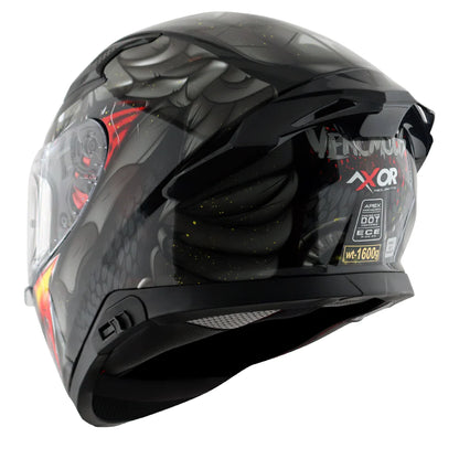 Axor Apex Venomous Glossy Grey Helmet