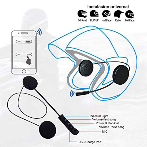 Bluetooth Set For Helmets