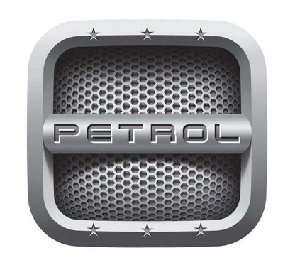 Autographix Car Fuel Badge-Petrol-Square