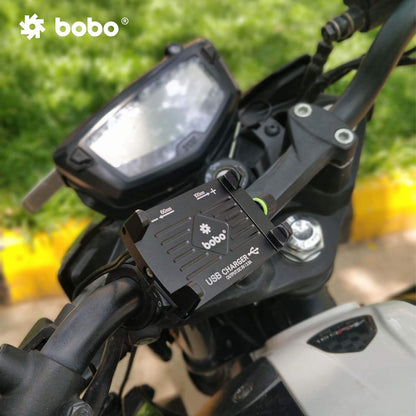 BOBO BM2 Aluminium Waterproof Bike/Motorcycle/Scooter With Charger