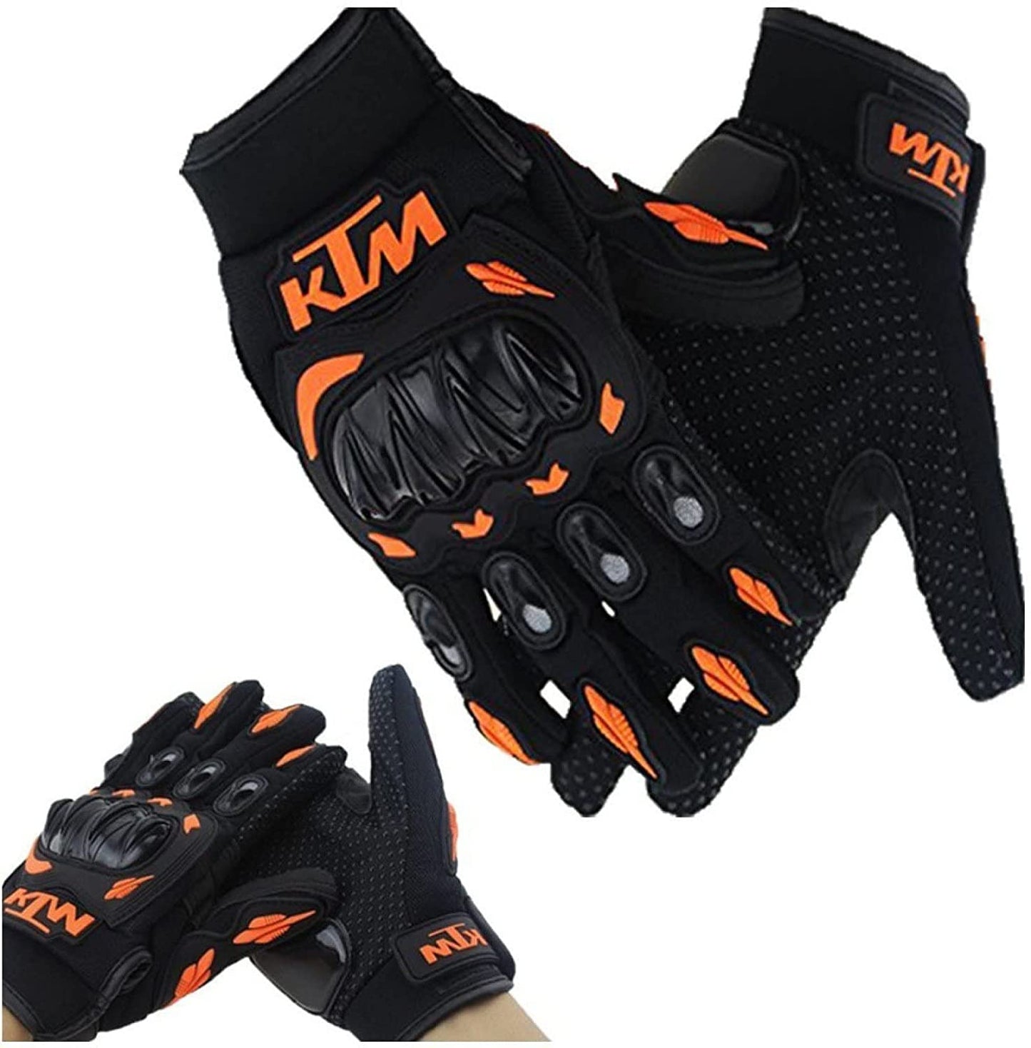 KTM Full Racing Biking Driving Motorcycle Gloves